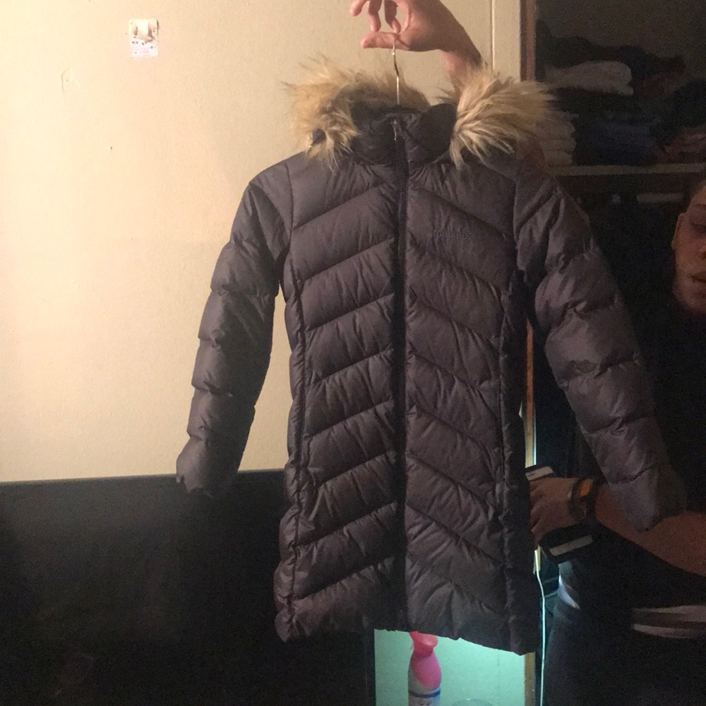 Girls Long Winter Coat.